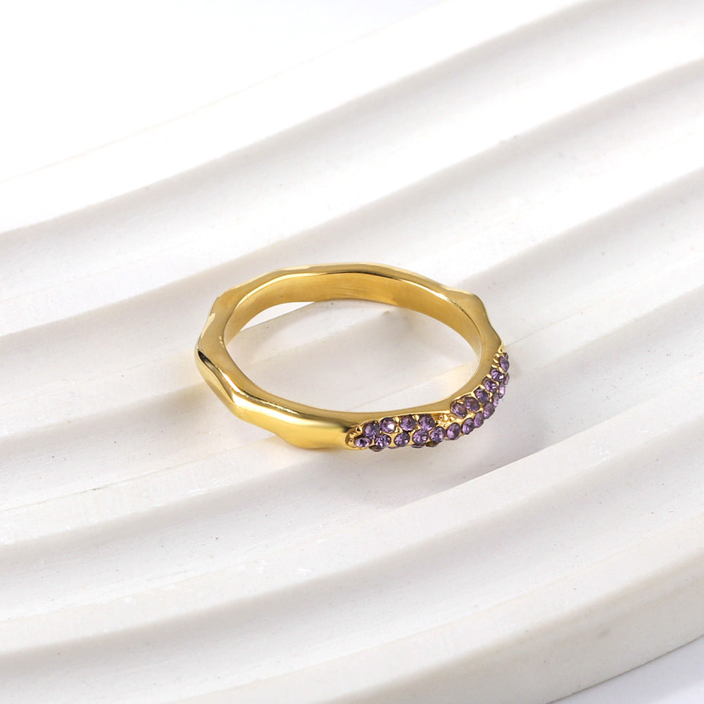 18K Gold Plated Premium Stainless Steel Finger Ring