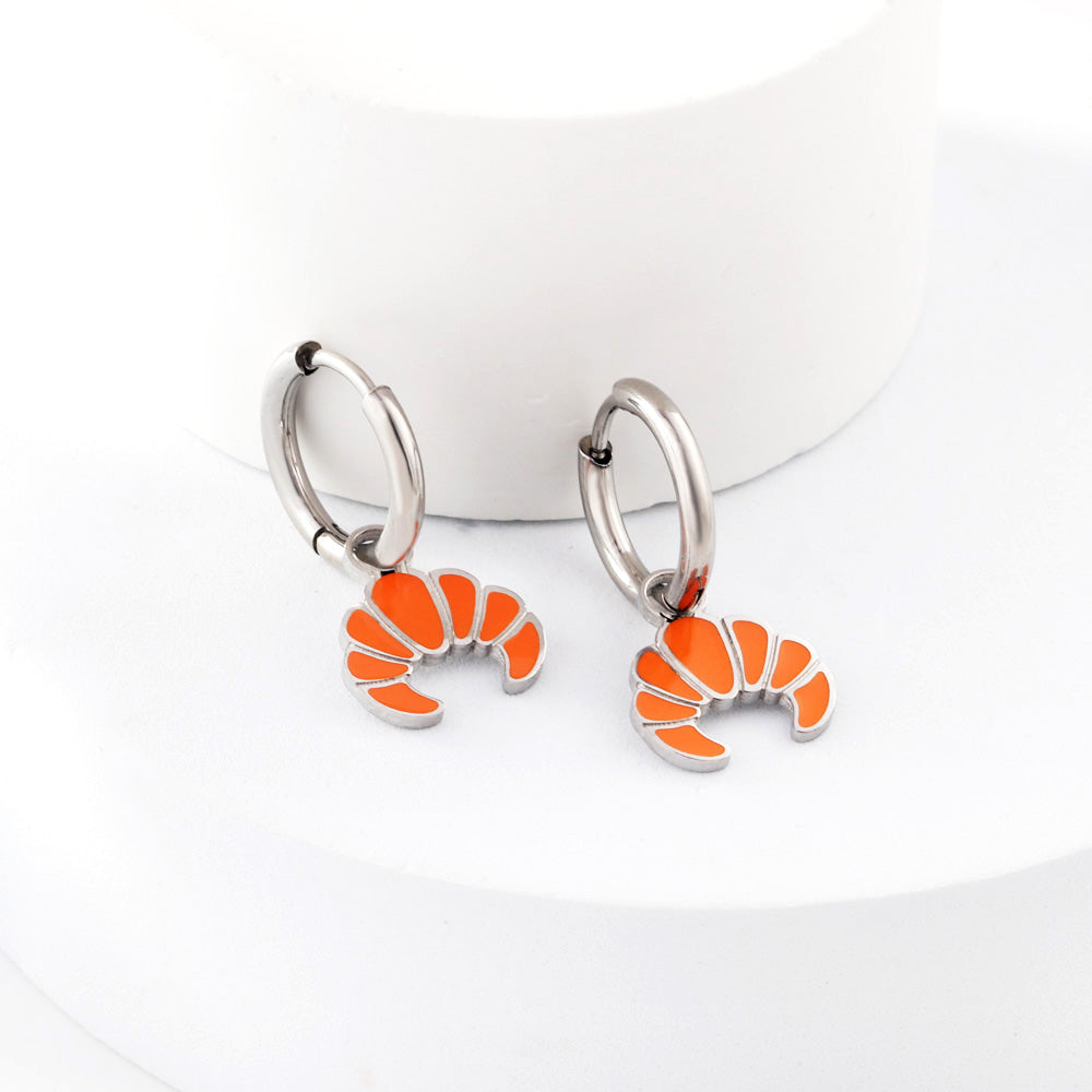 Croissant Charm Earrings