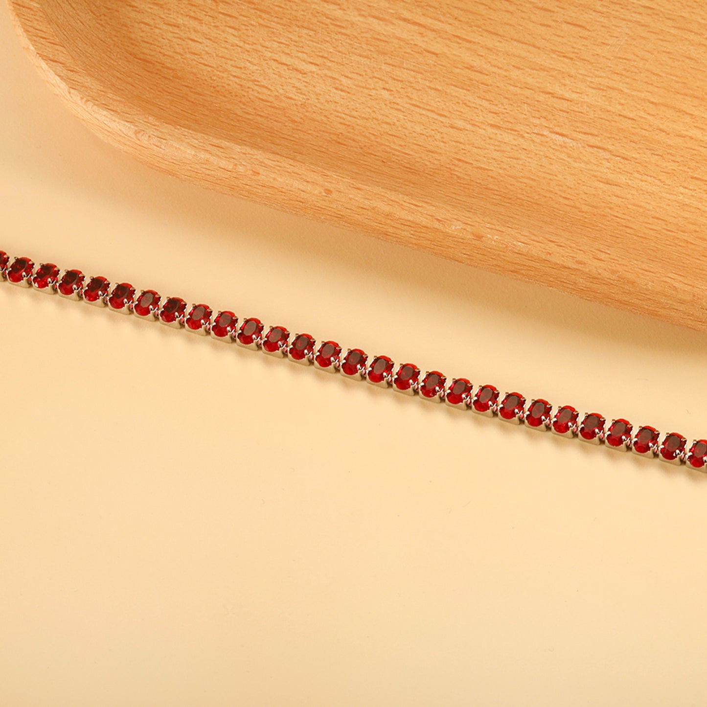 Ruby Spark Tennis Bracelet