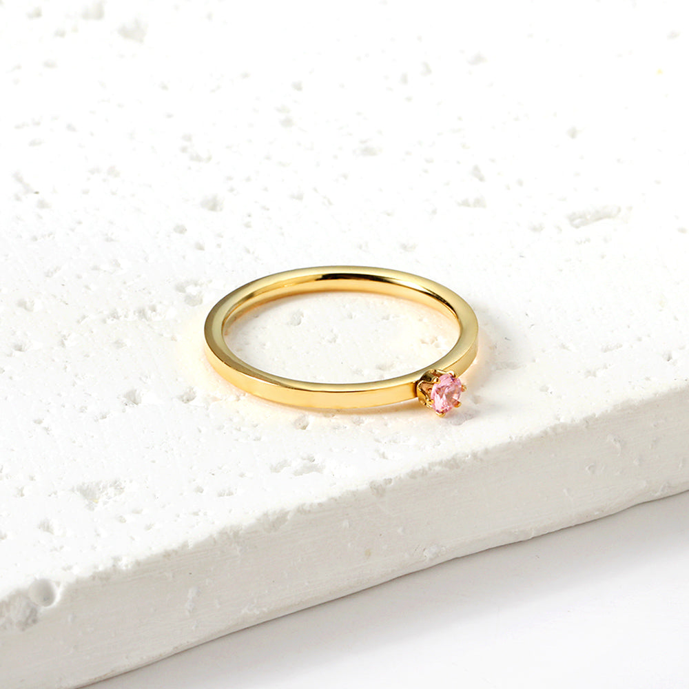 18K Gold Plated Premium Stainless Steel Finger Ring