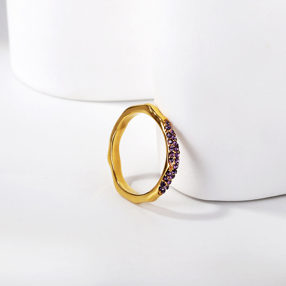 18K Gold Plated Premium Stainless Steel Finger Ring