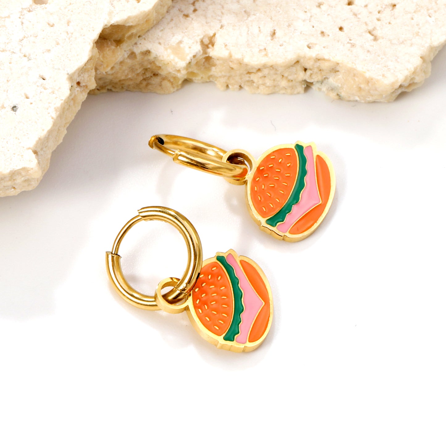 Burger Charms Earrings
