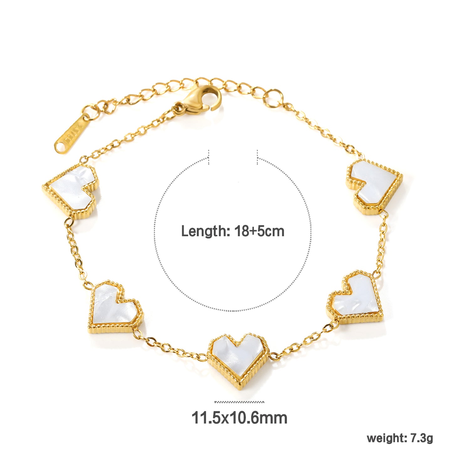 Flutter By Heart Bracelet
