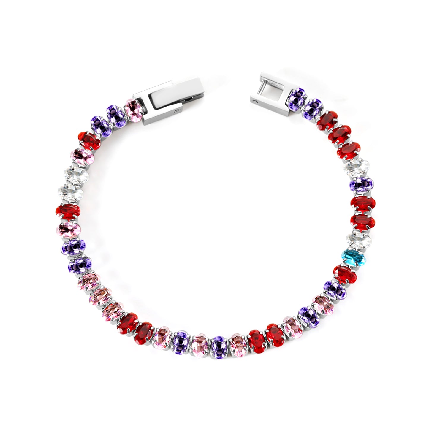 Gemstone Burst Crystals Bracelet