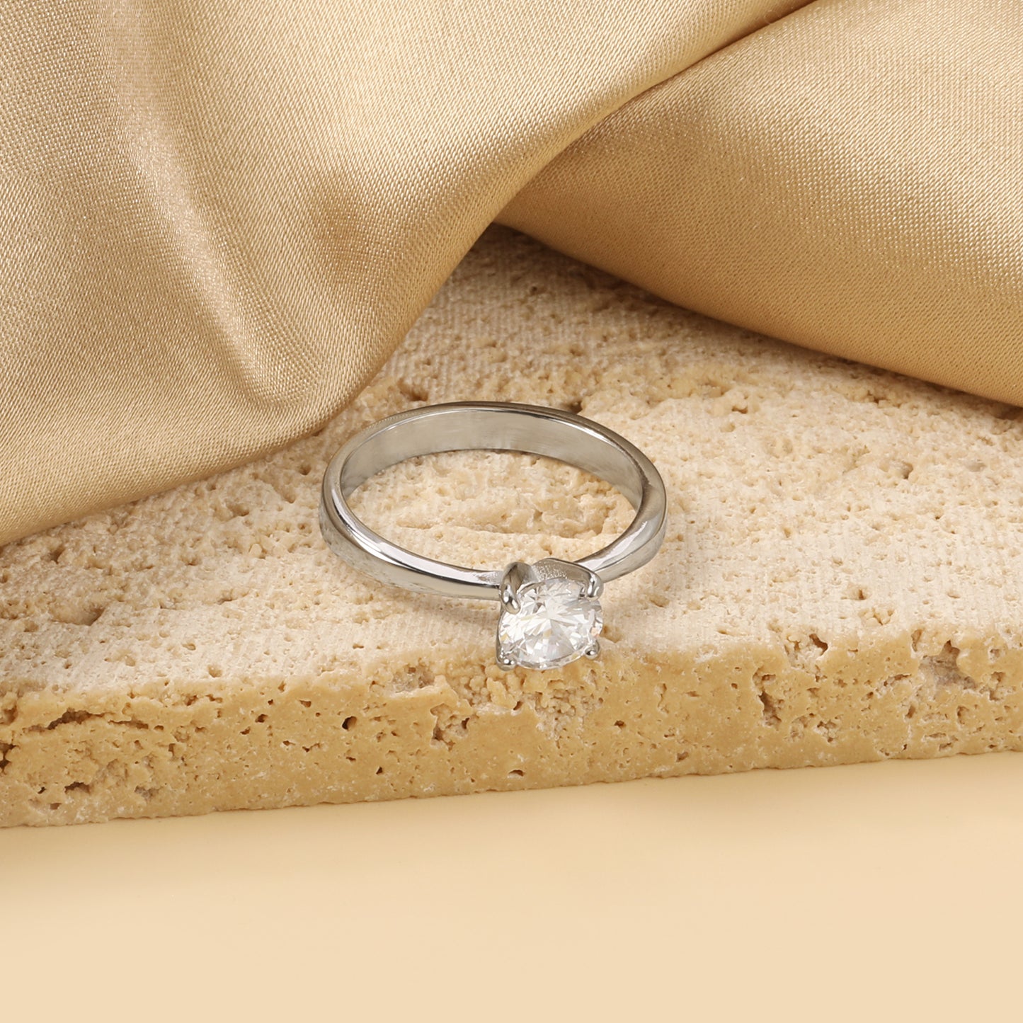 18K Gold Plated Premium Stainless Steel Finger Ring