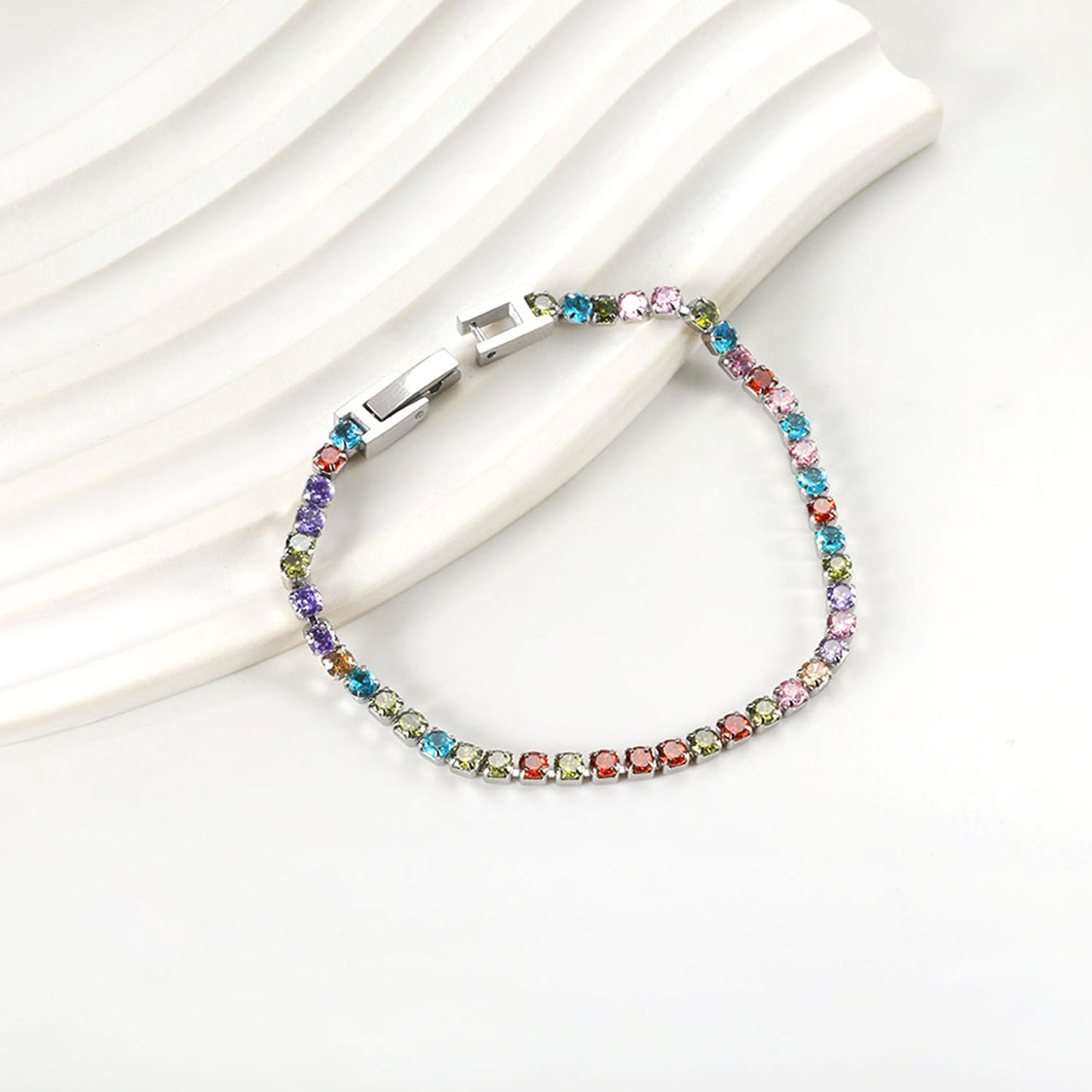 Confetti Tennis Bracelet