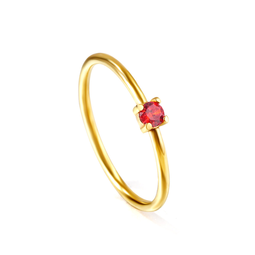 18K Gold Plated Premium Stainless Steel Finger Ring