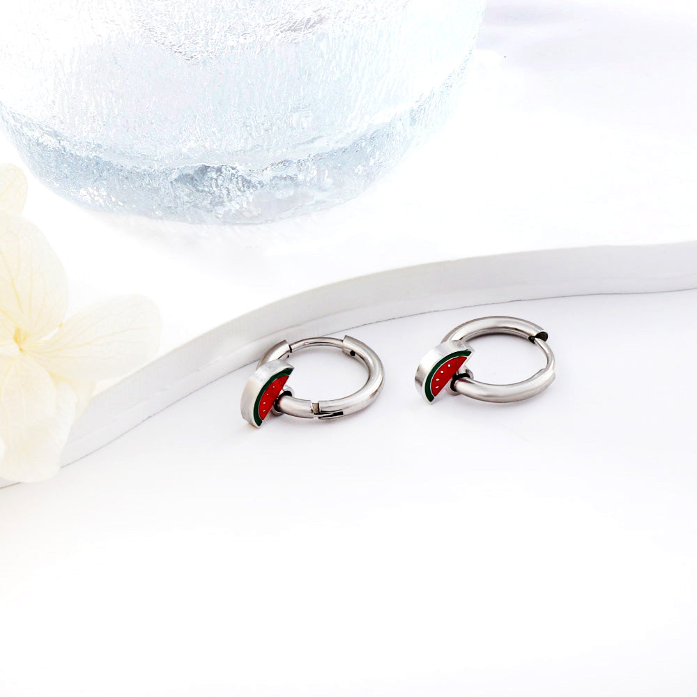 Watermelon Charm Earrings