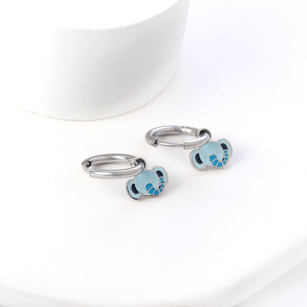 Elephant Charm Earrings