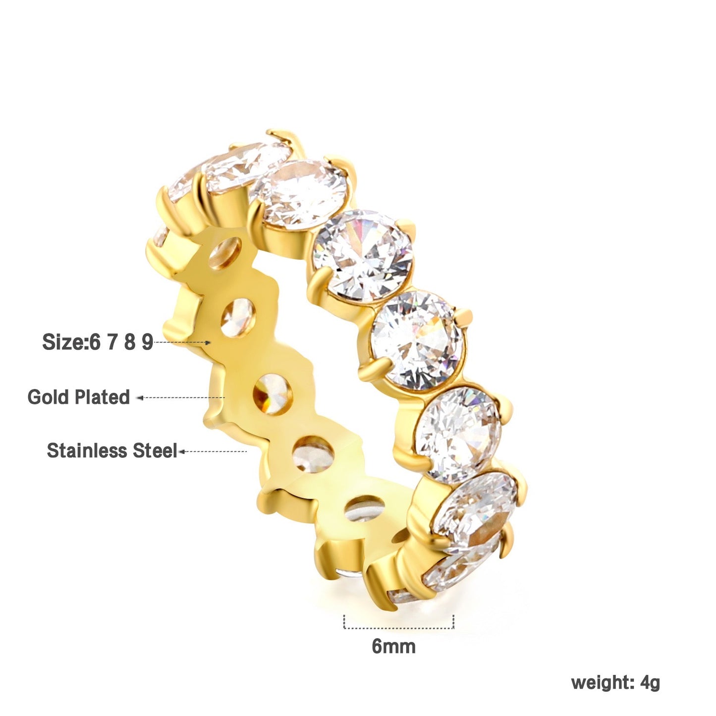 18K Plated Premium Finger Ring