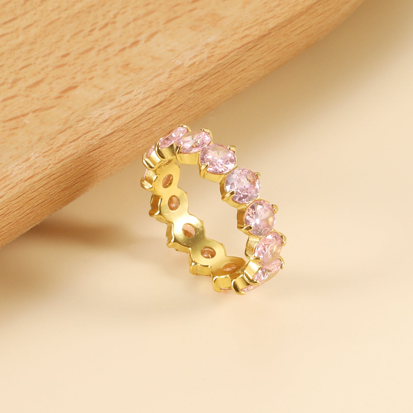 18K Gold Plated Premium Stainless Steel Finger Ring