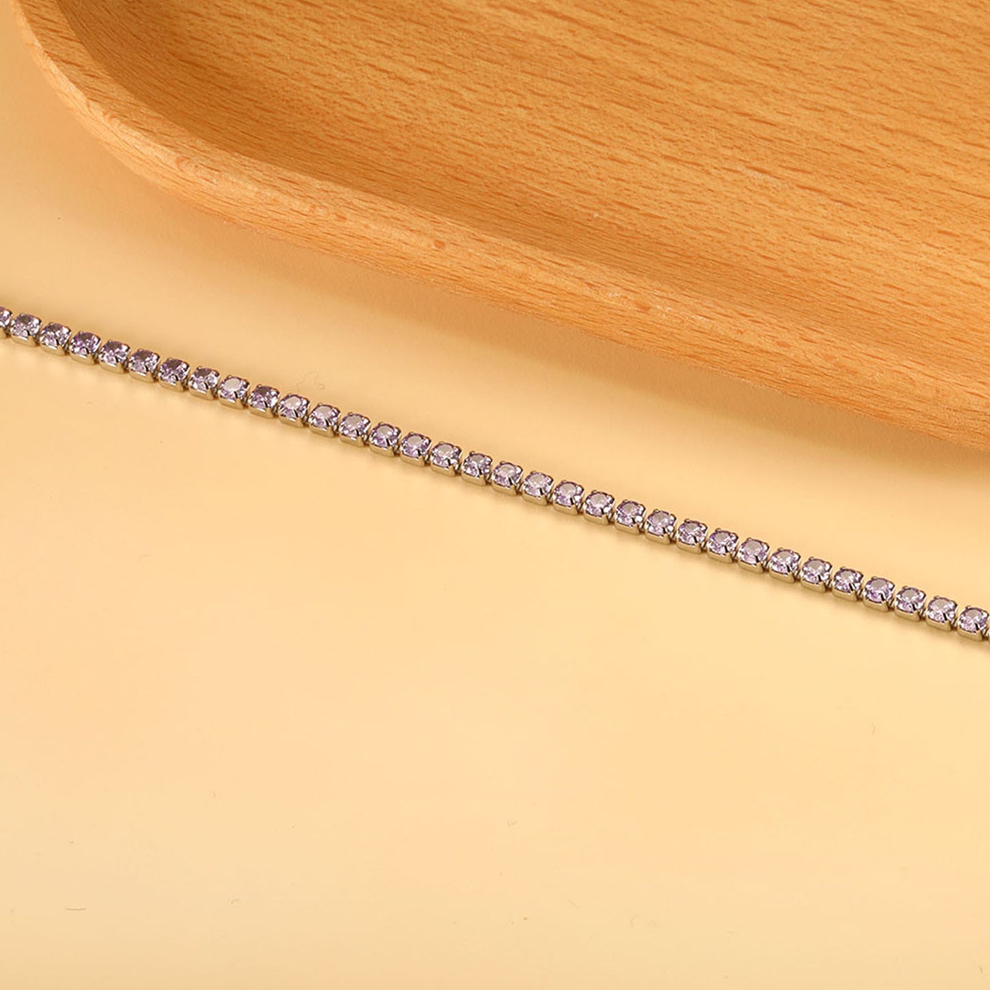 Plum Perfect Tennis Bracelet