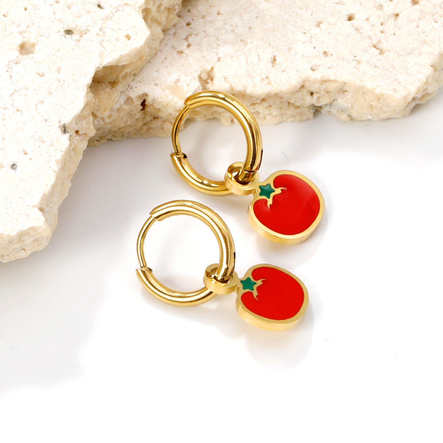 Tomato Charms Earrings