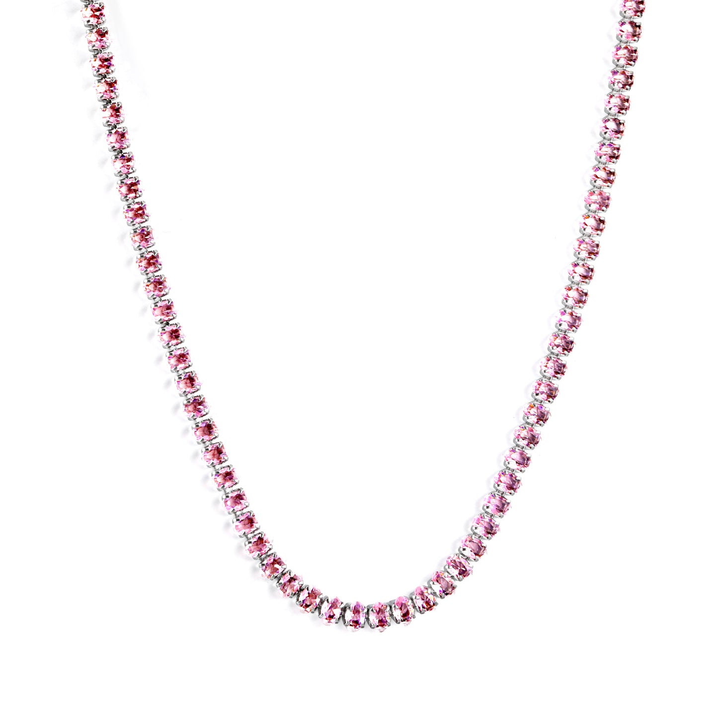Pink Perfection Cascade Necklace