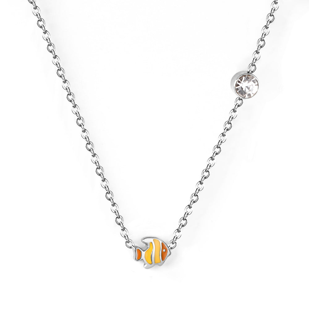 Tropical Reef Charm Pendant Necklace