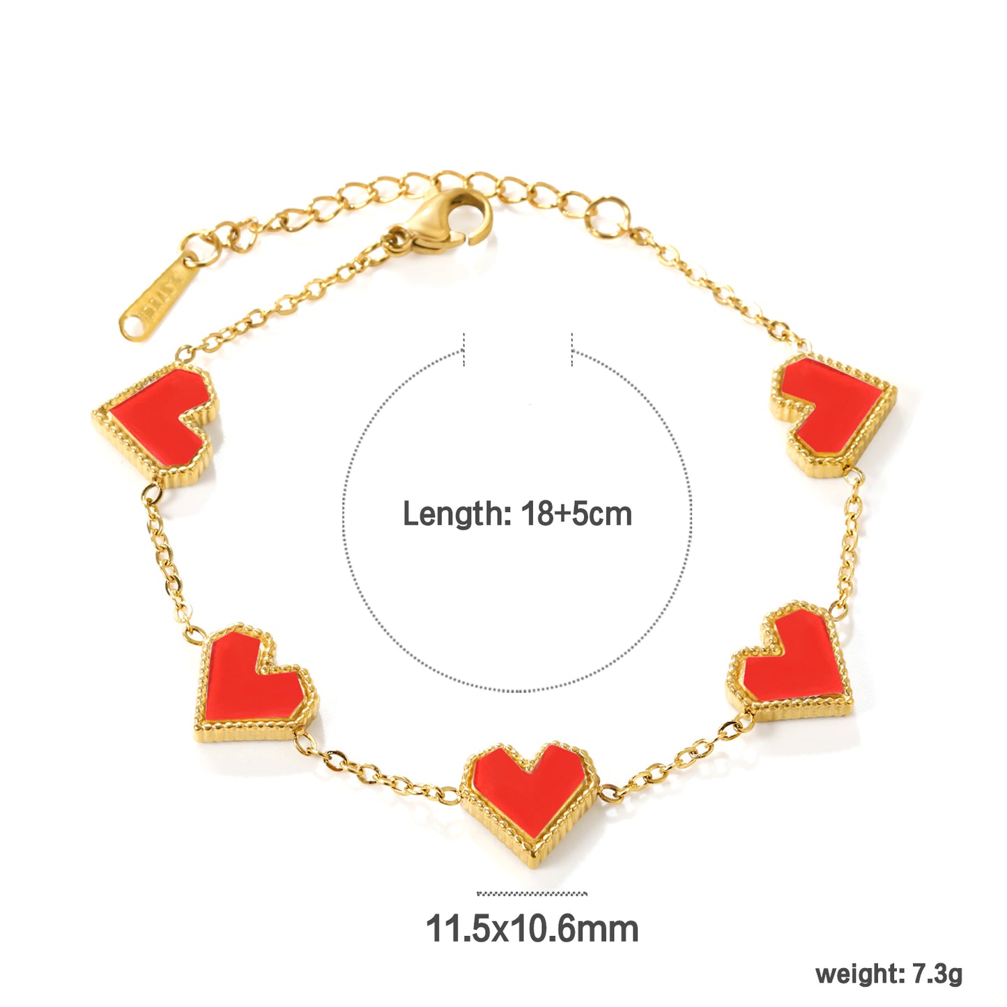 Flutter By Heart Bracelet
