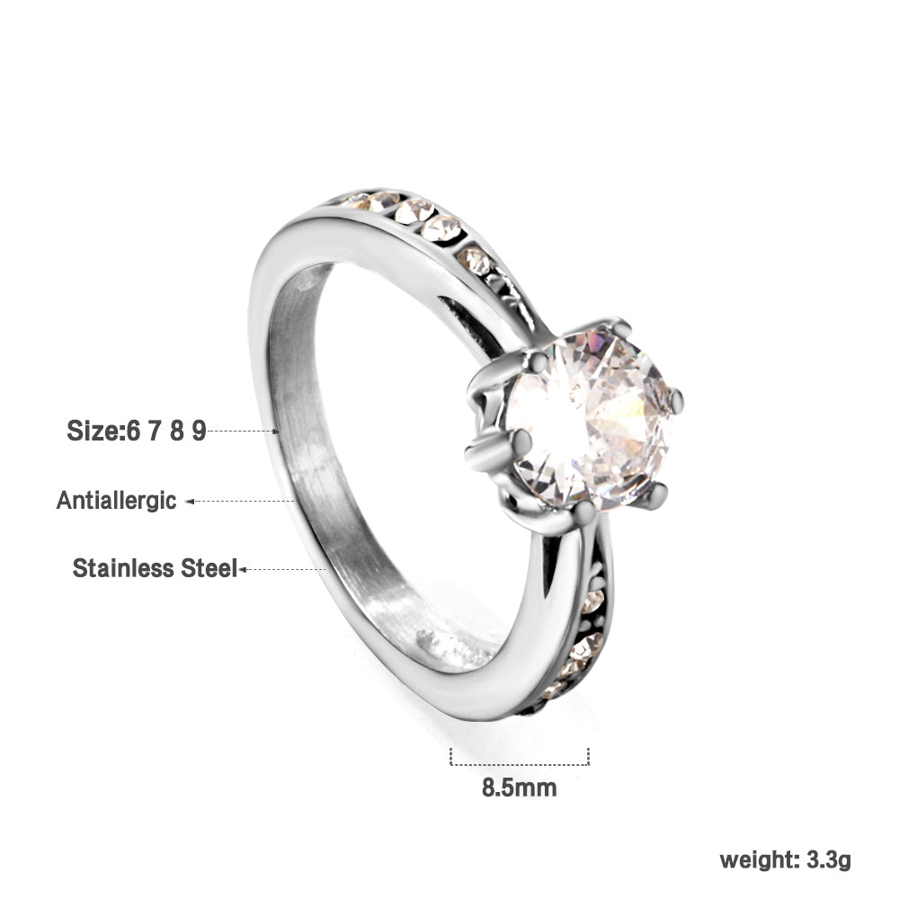 18K Gold Plated Premium Stainless Steel Finger Ring
