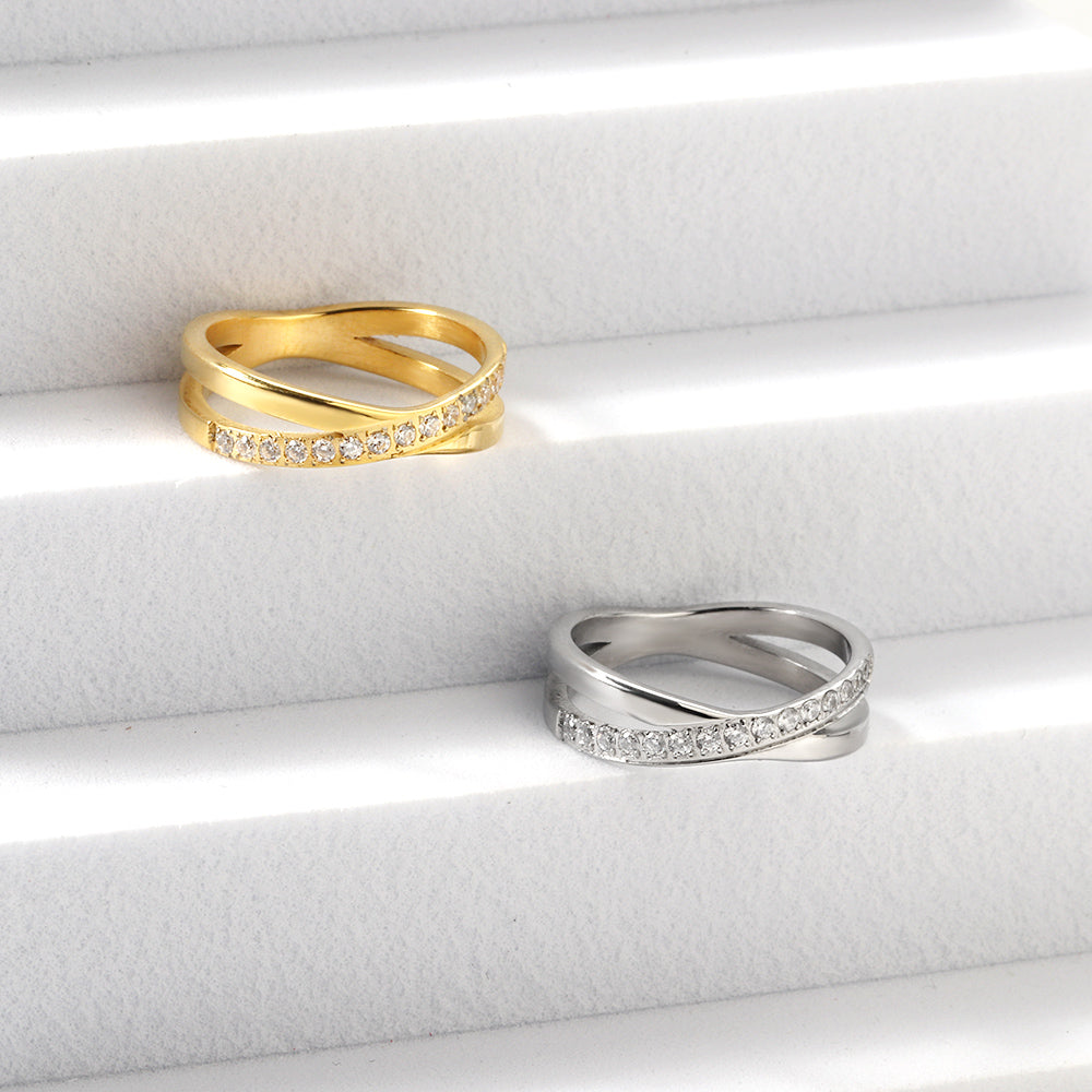 18K Gold Plated Premium Stainless Steel Finger Ring