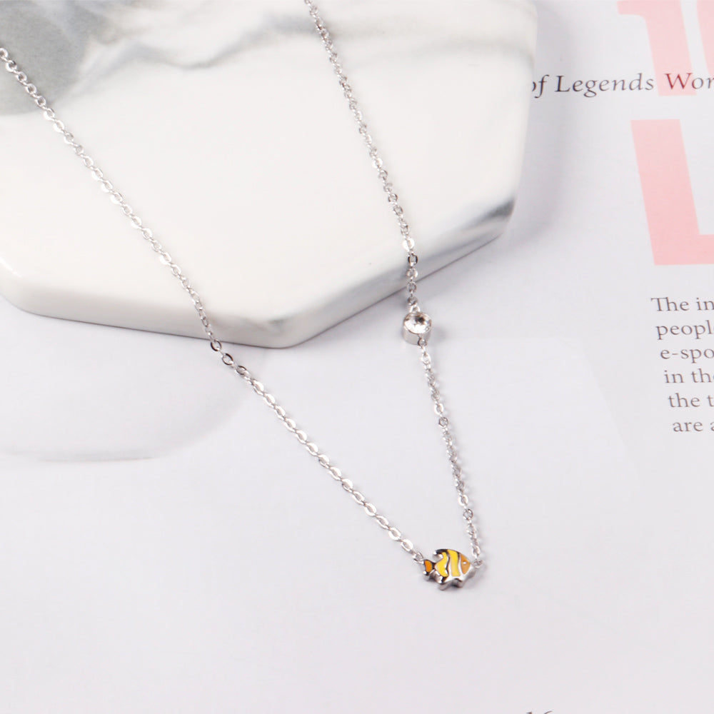 Tropical Reef Charm Pendant Necklace