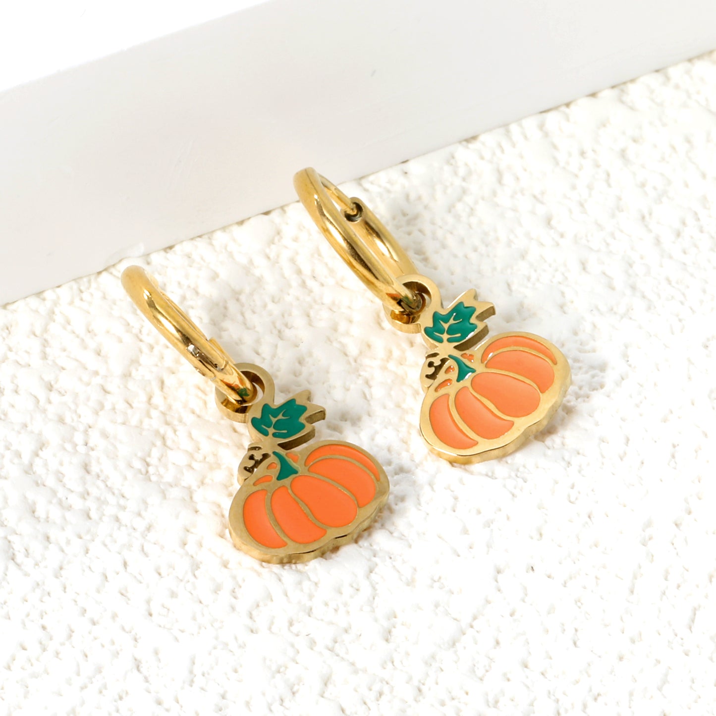 Pumpkin Charm Earrings