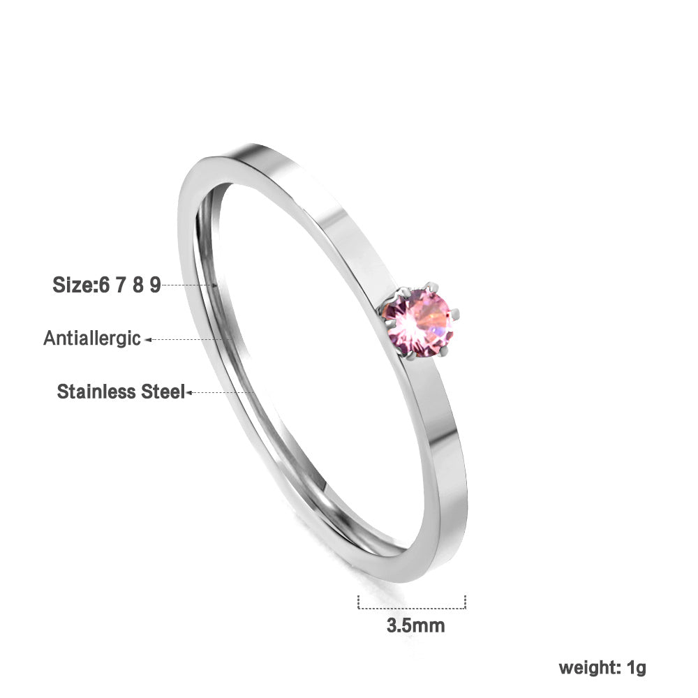 18K Gold Plated Premium Stainless Steel Finger Ring