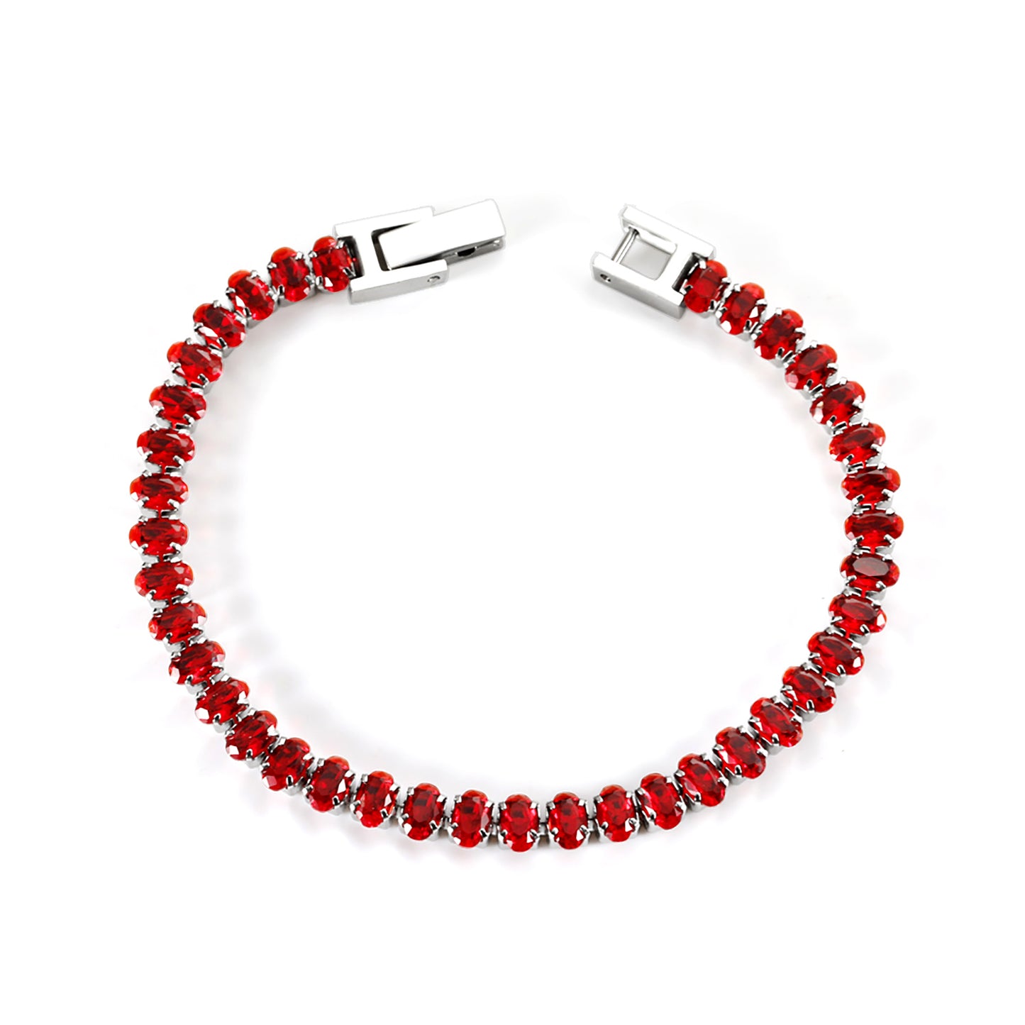 Ruby Spark Tennis Bracelet
