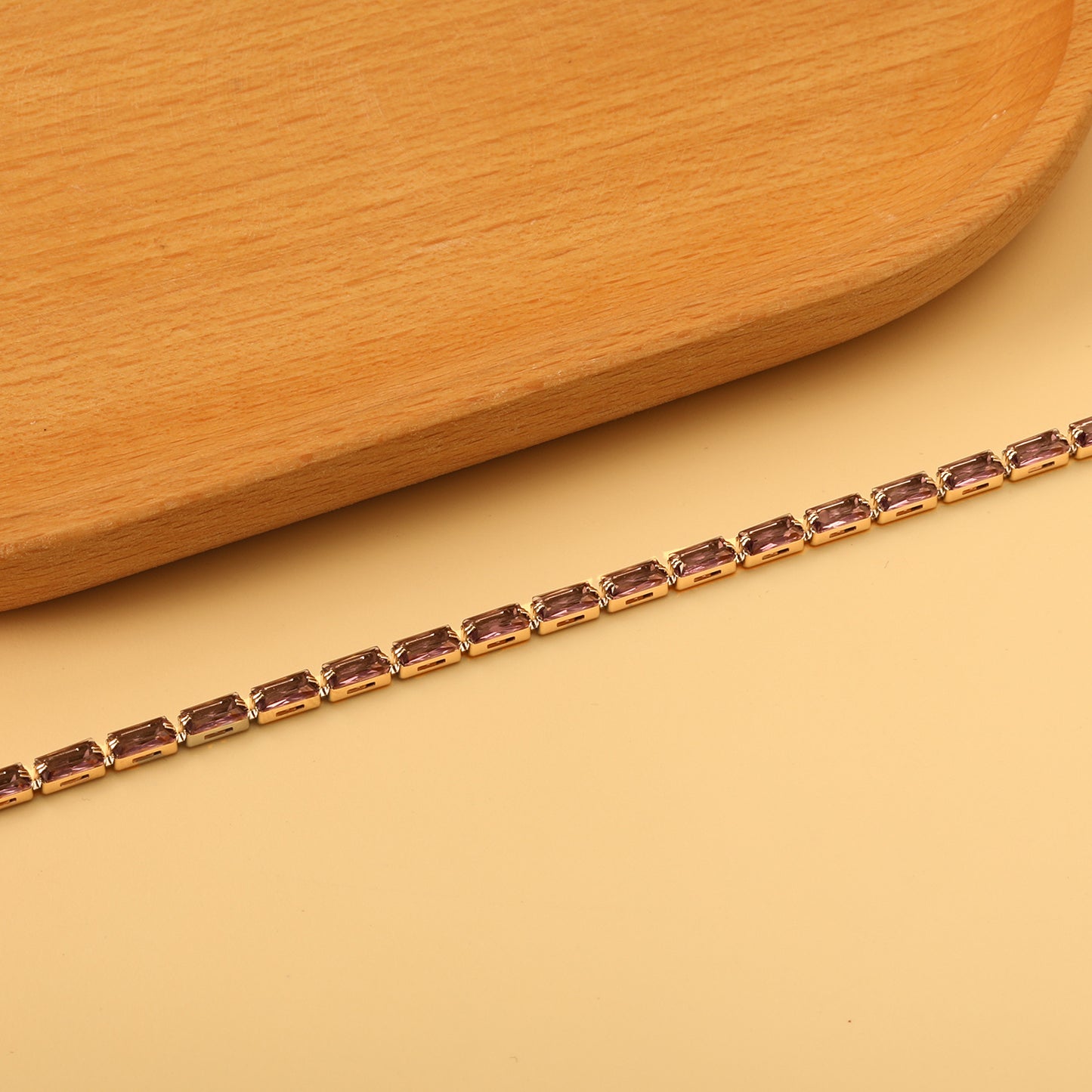 Violet Majesty Tennis Bracelet