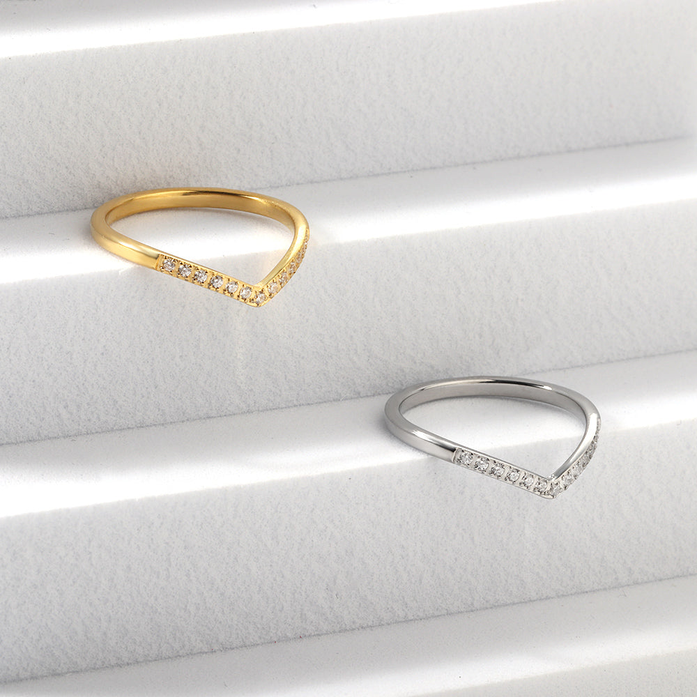 18K Gold Plated Premium Stainless Steel Finger Ring