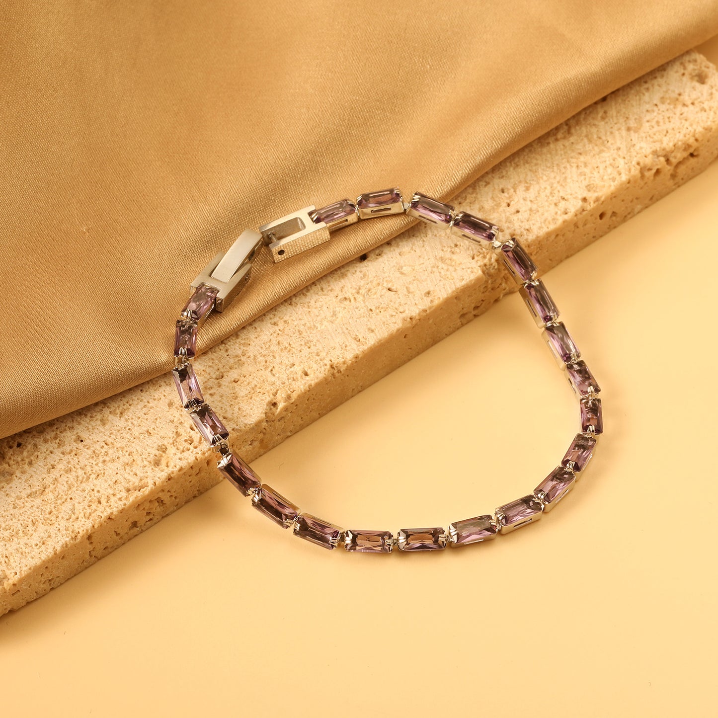 Violet Majesty Tennis Bracelet