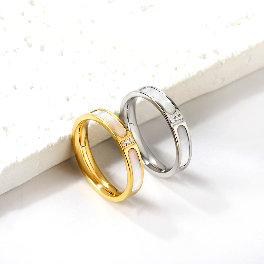 18K Gold Plated Premium Stainless Steel Finger Ring