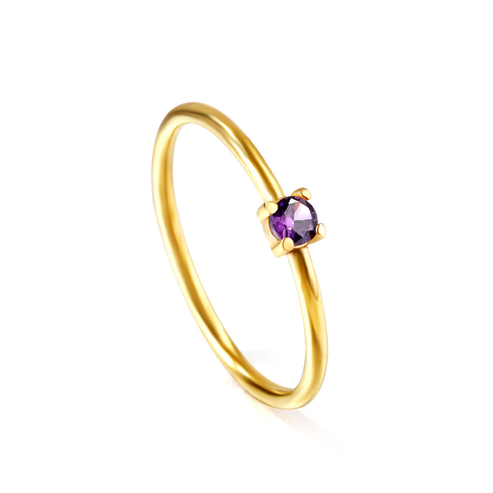 18K Gold Plated Premium Stainless Steel Finger Ring