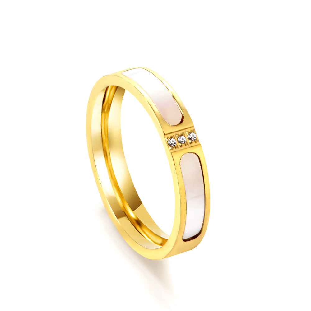 18K Gold Plated Premium Stainless Steel Finger Ring
