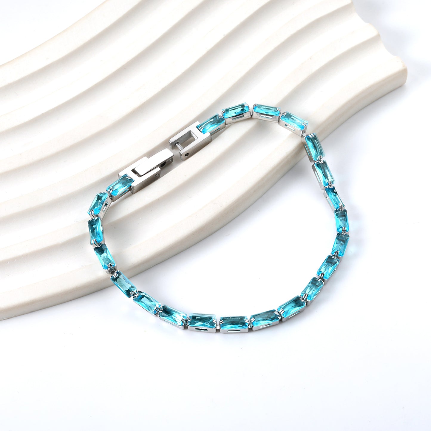 Blue Lagoon Crystals Bracelet