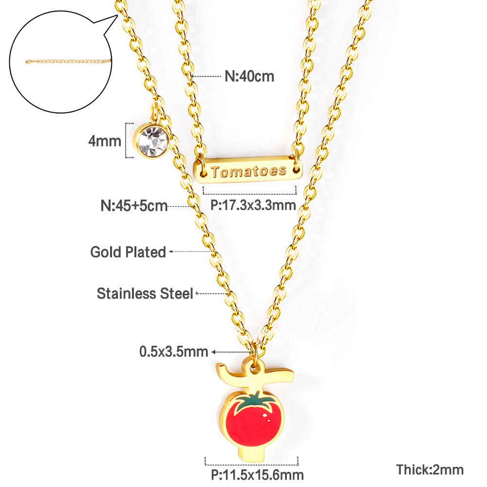 Tomato Blossom Charm Pendant