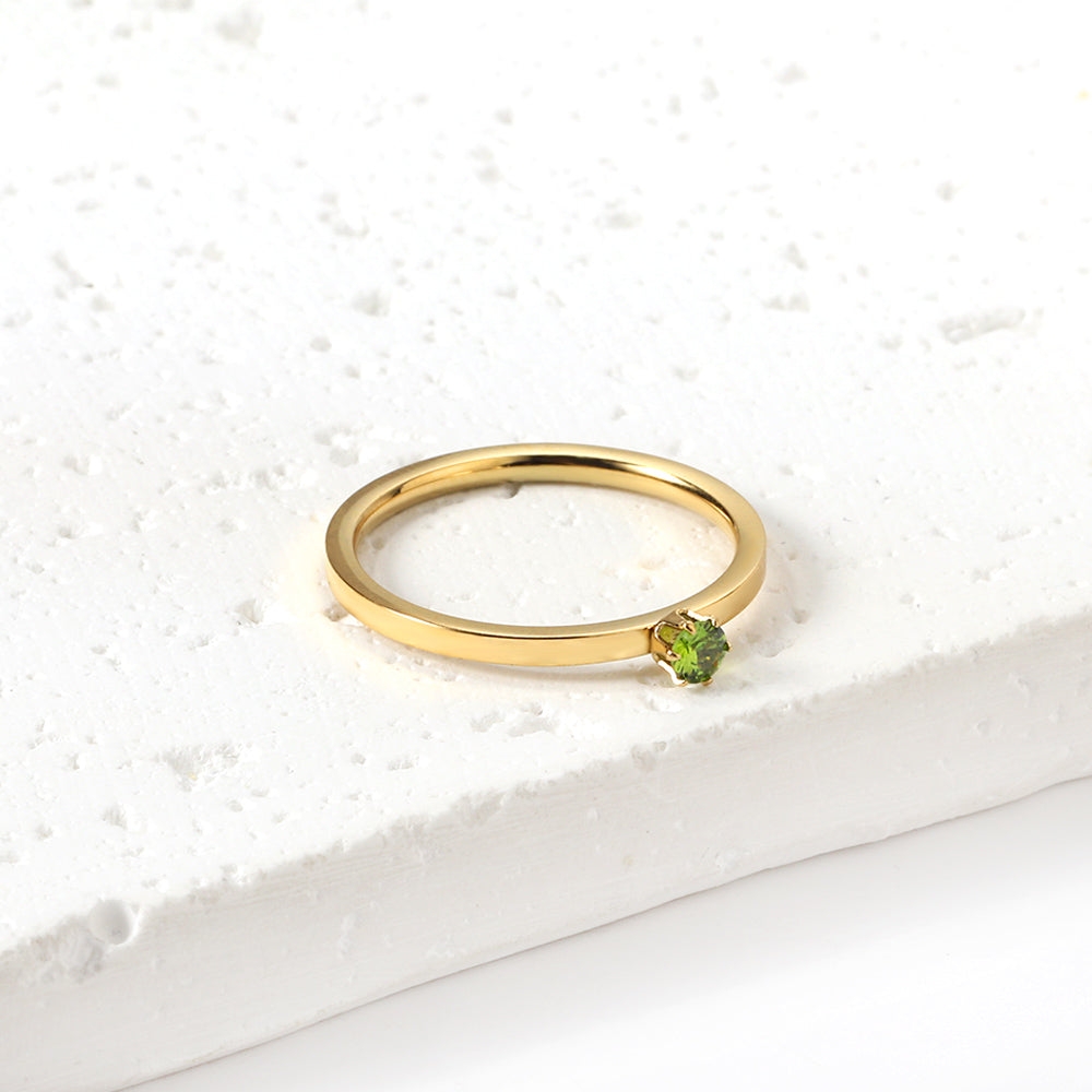 18K Gold Plated Premium Stainless Steel Finger Ring