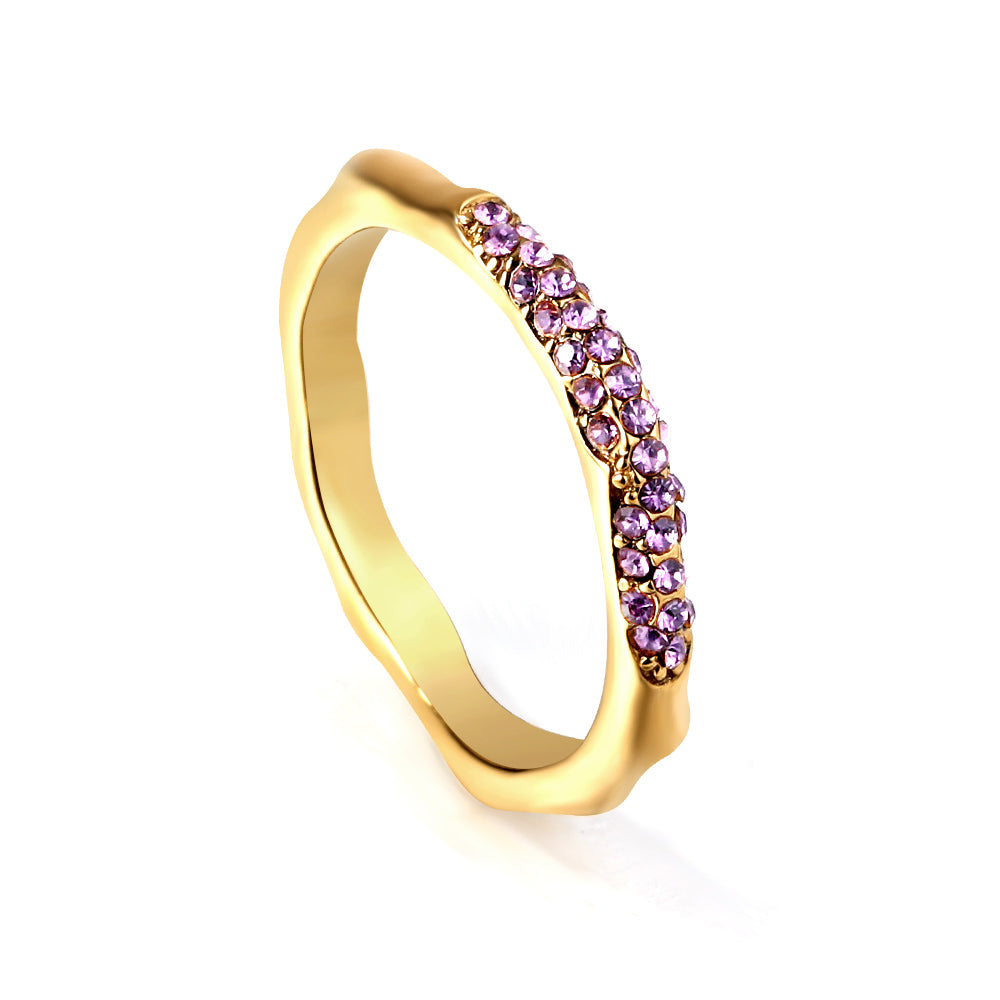 18K Gold Plated Premium Stainless Steel Finger Ring