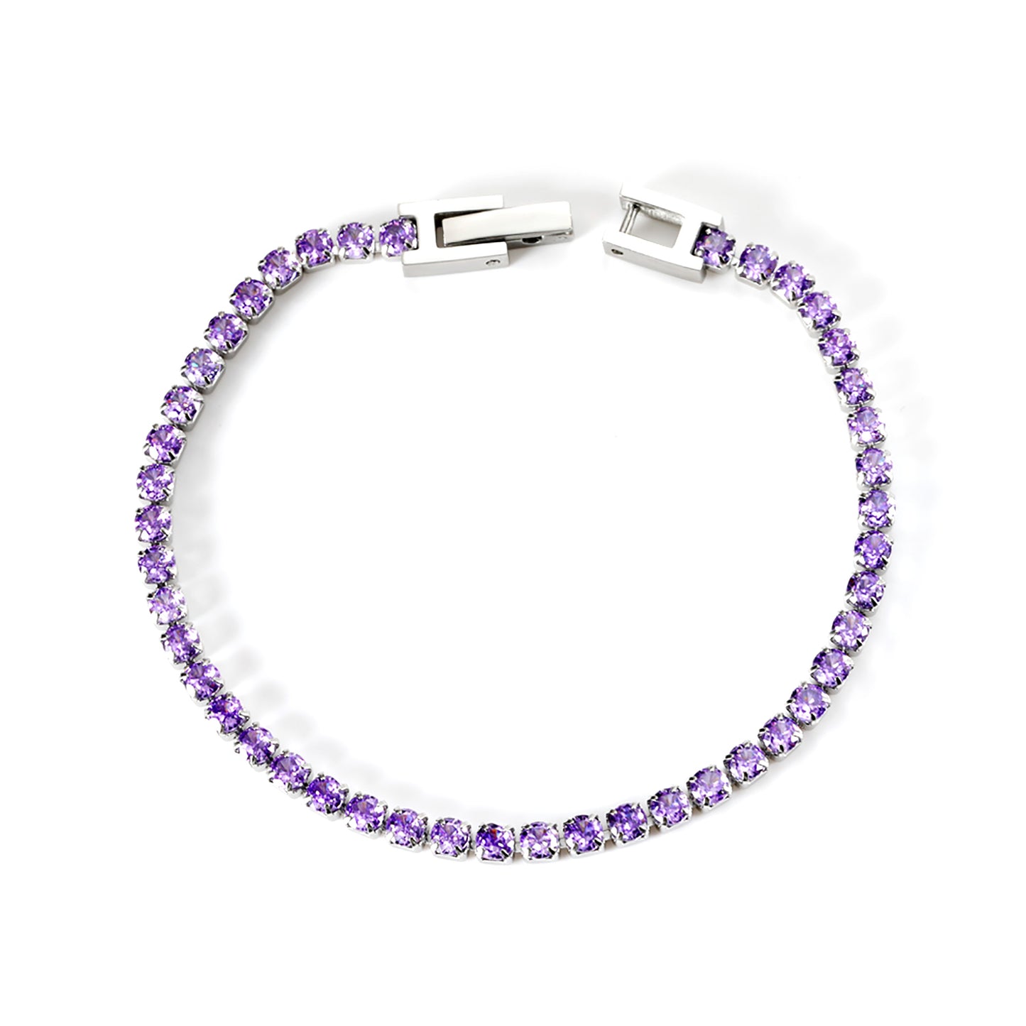 Plum Perfect Tennis Bracelet