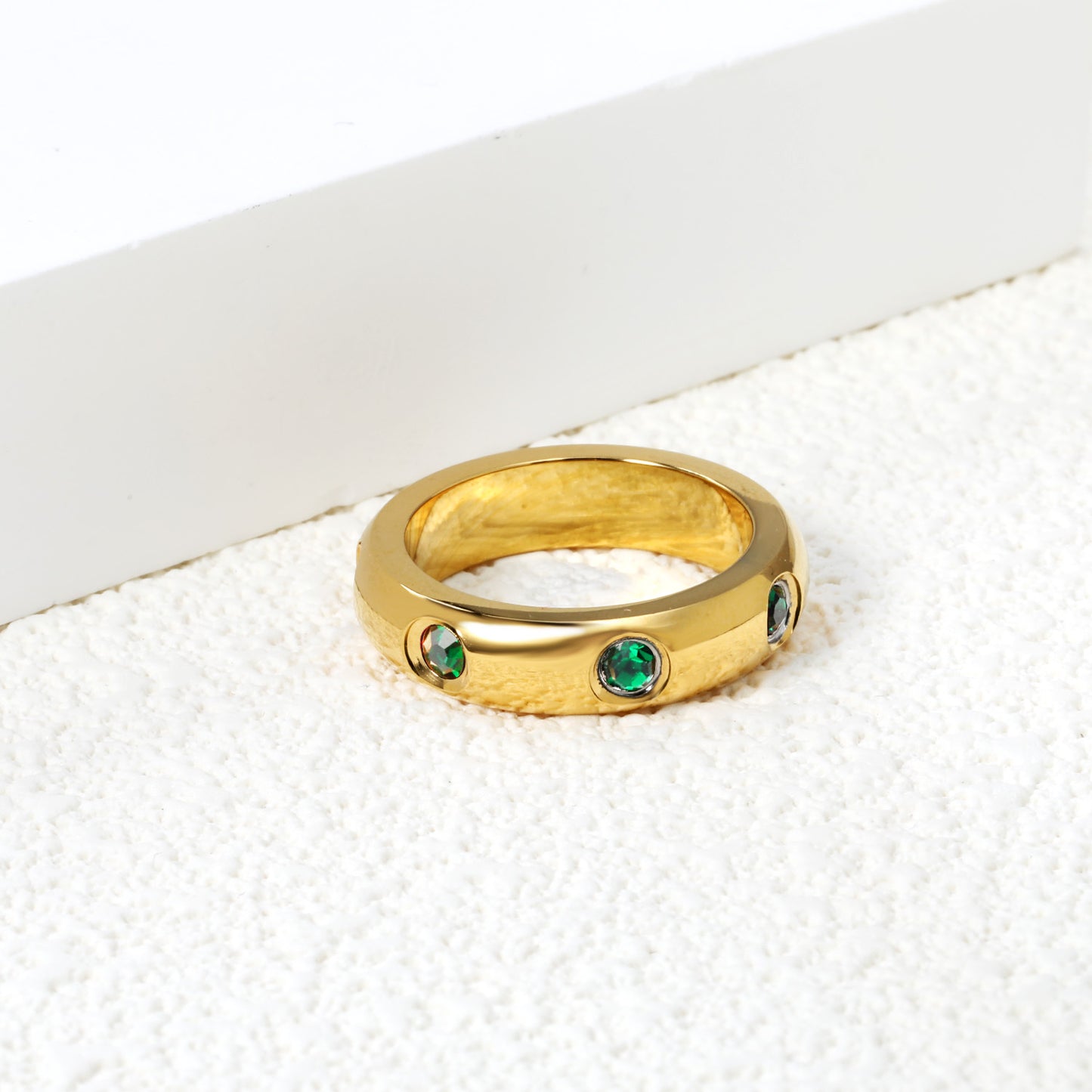 18K Gold Plated Premium Stainless Steel Finger Ring