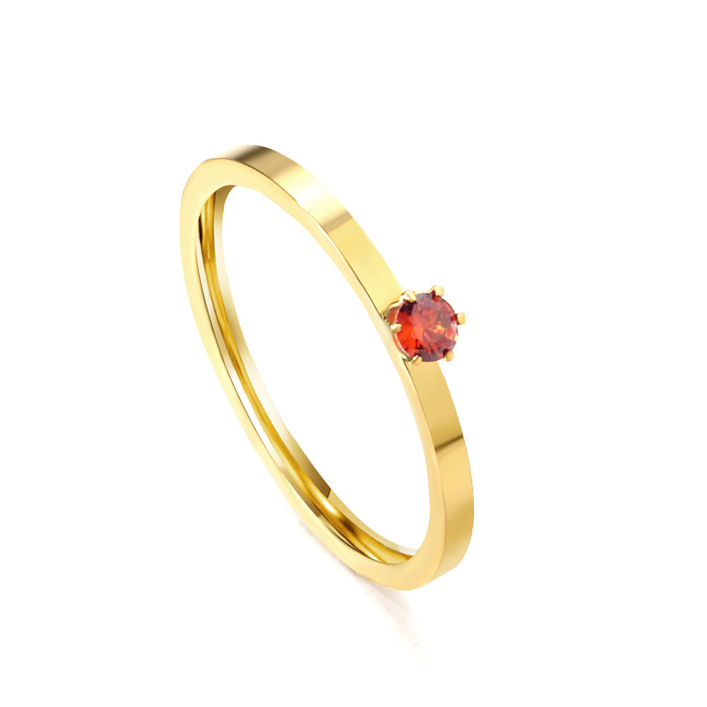 18K Gold Plated Premium Stainless Steel Finger Ring