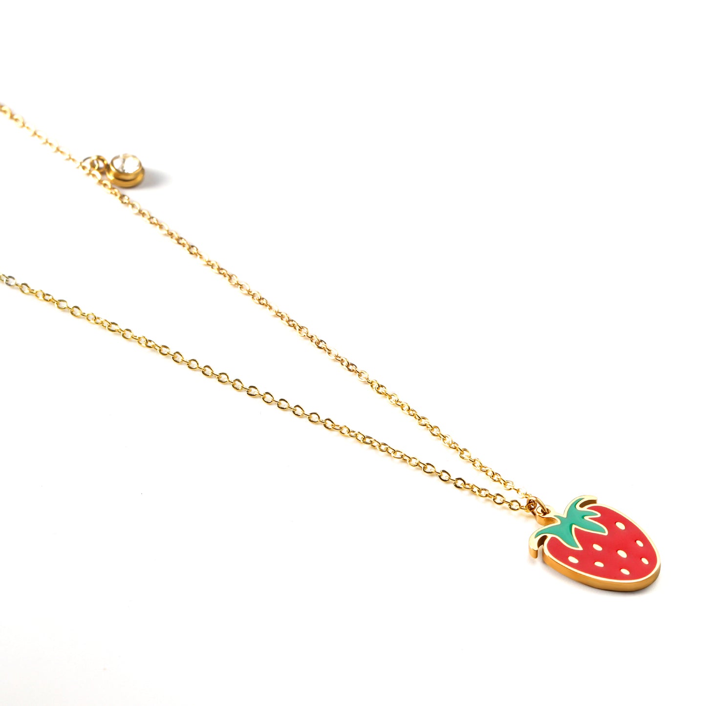 Strawberry Bliss Charm Pendant