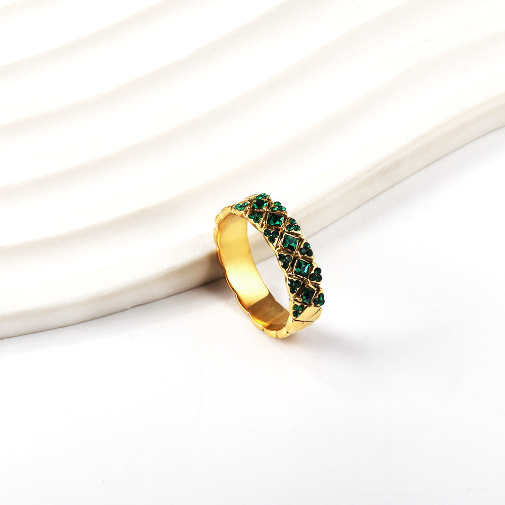18K Gold Plated Premium Stainless Steel Finger Ring