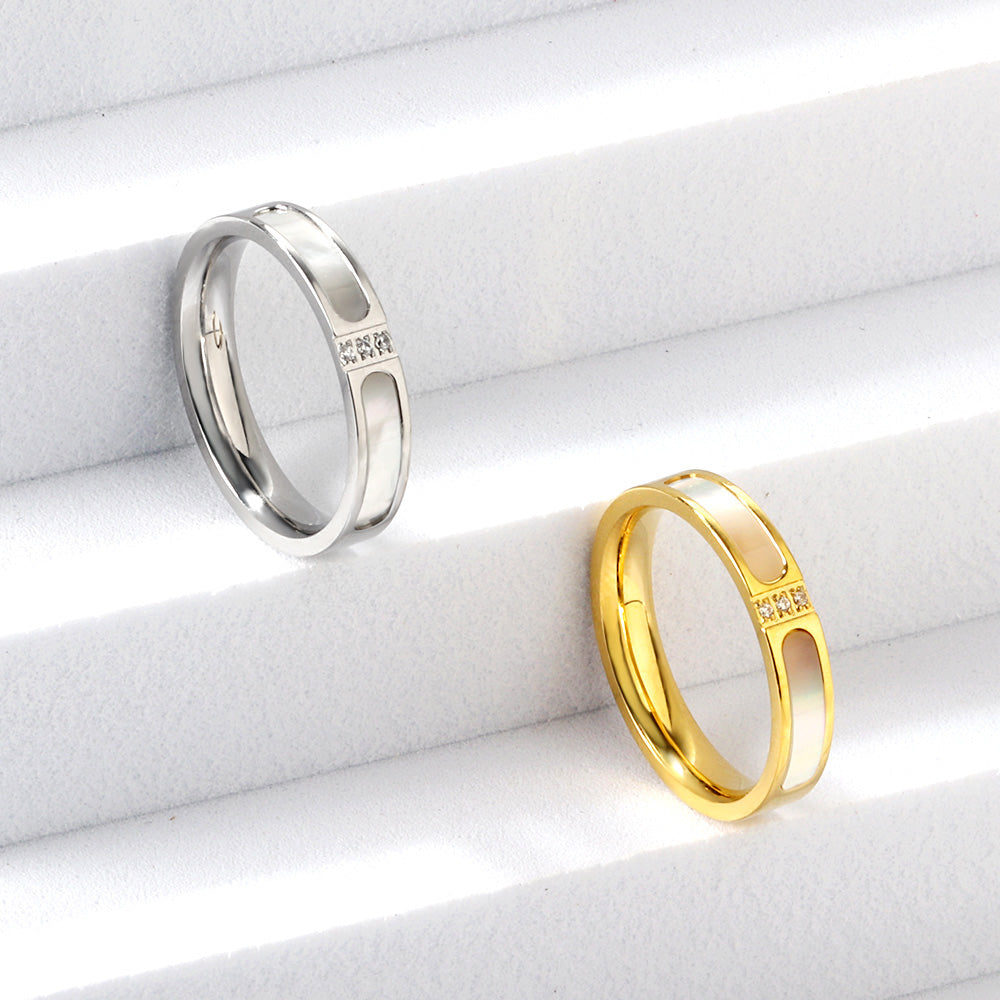 18K Gold Plated Premium Stainless Steel Finger Ring