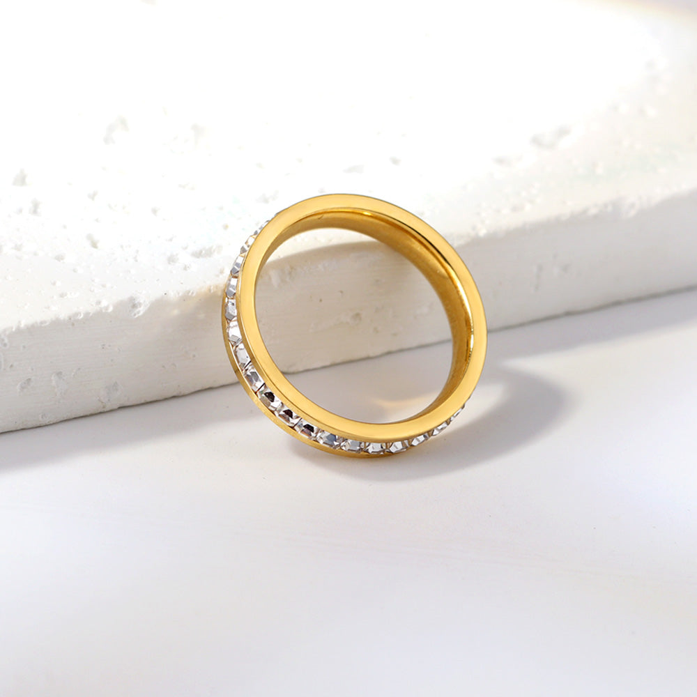 18K Gold Plated Premium Stainless Steel Finger Ring