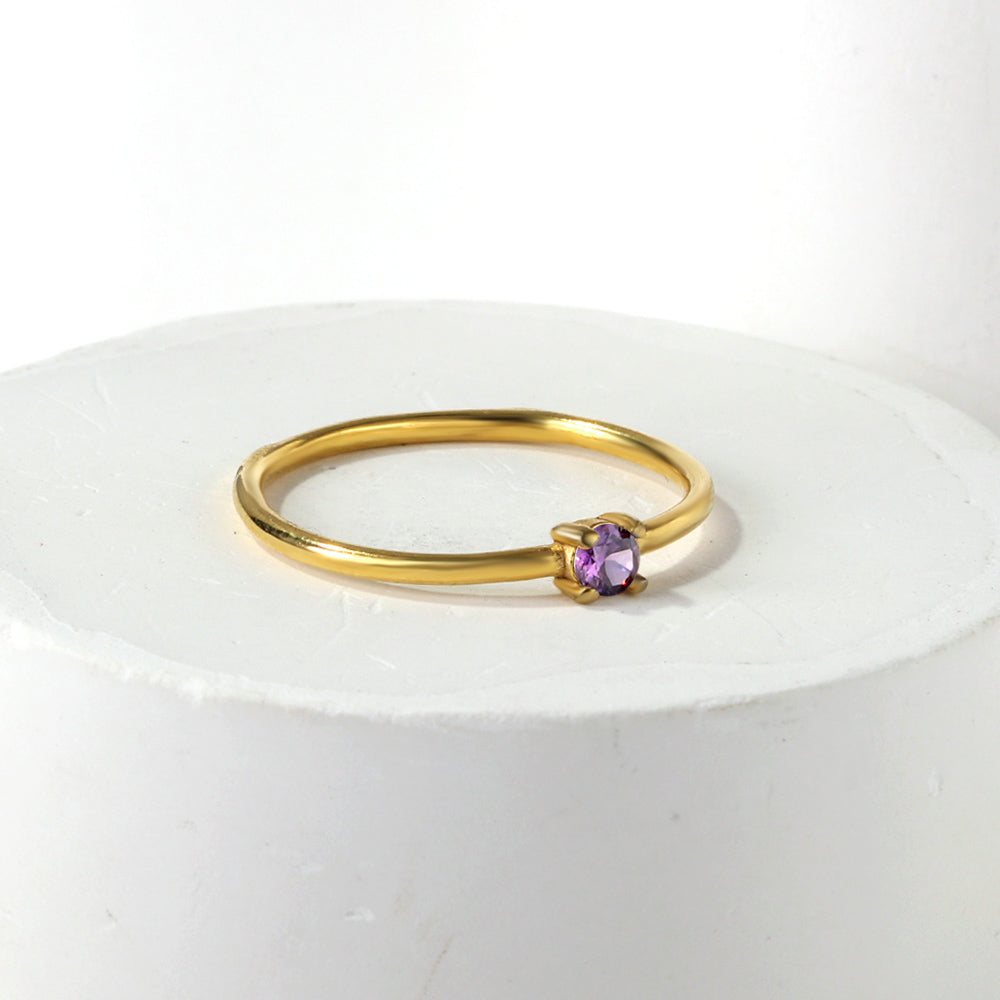 18K Gold Plated Premium Stainless Steel Finger Ring