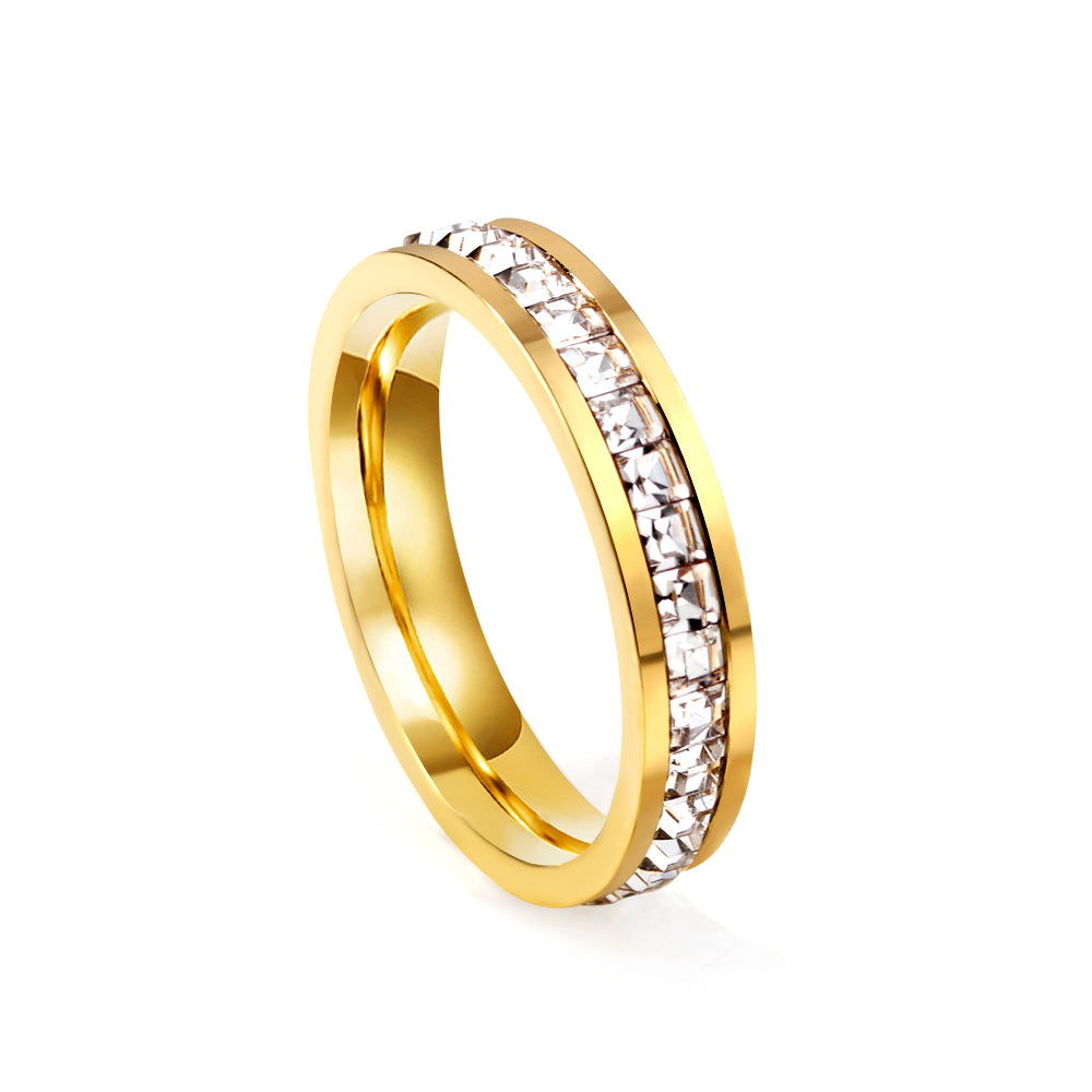 18K Gold Plated Premium Stainless Steel Finger Ring
