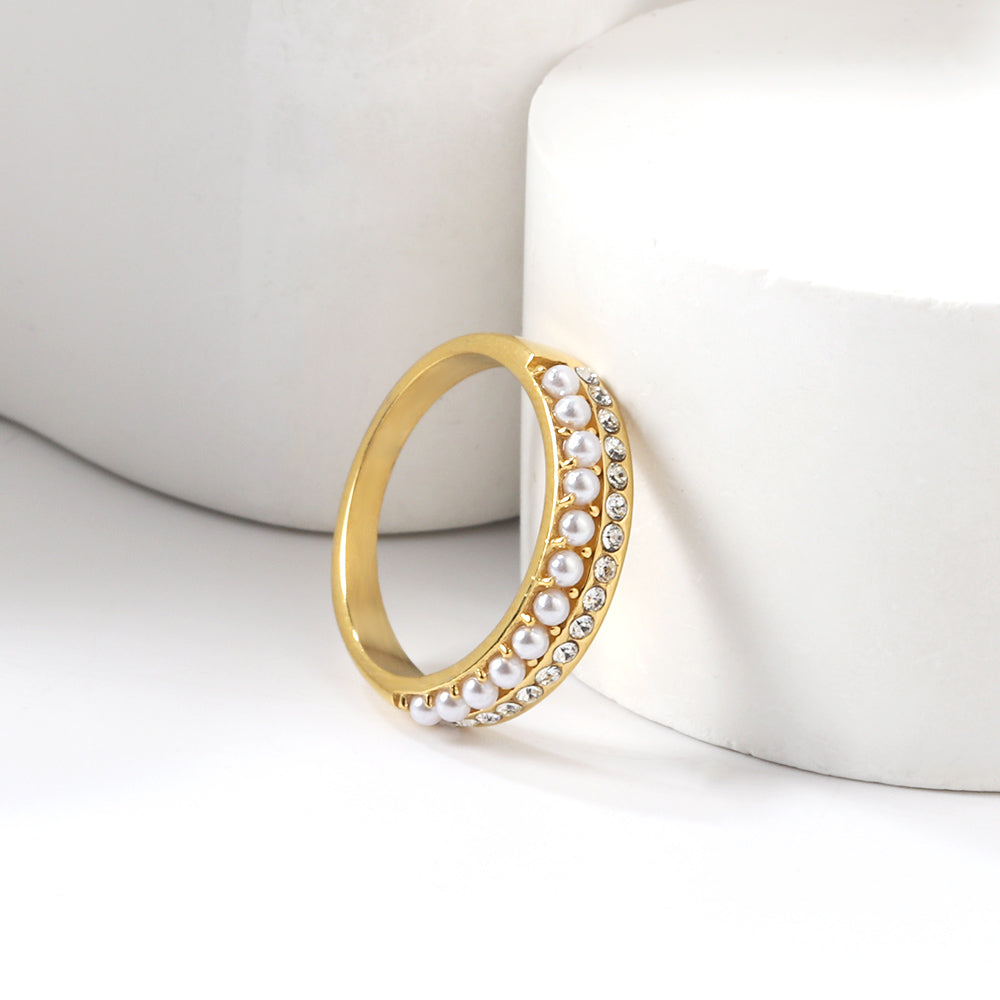18K Gold Plated Premium Stainless Steel Finger Ring