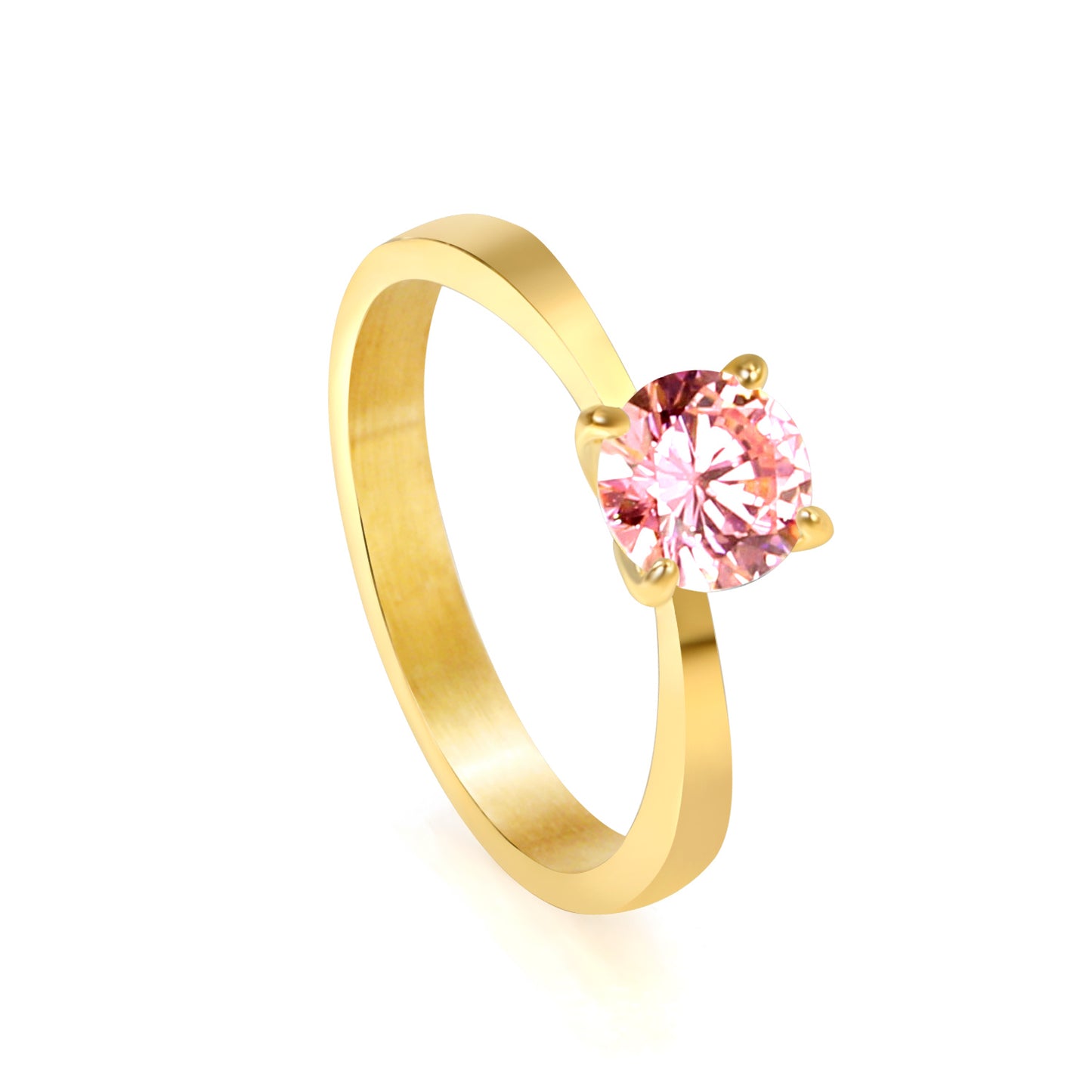 18k Gold Plated Premium Stainless Steel Finger Ring
