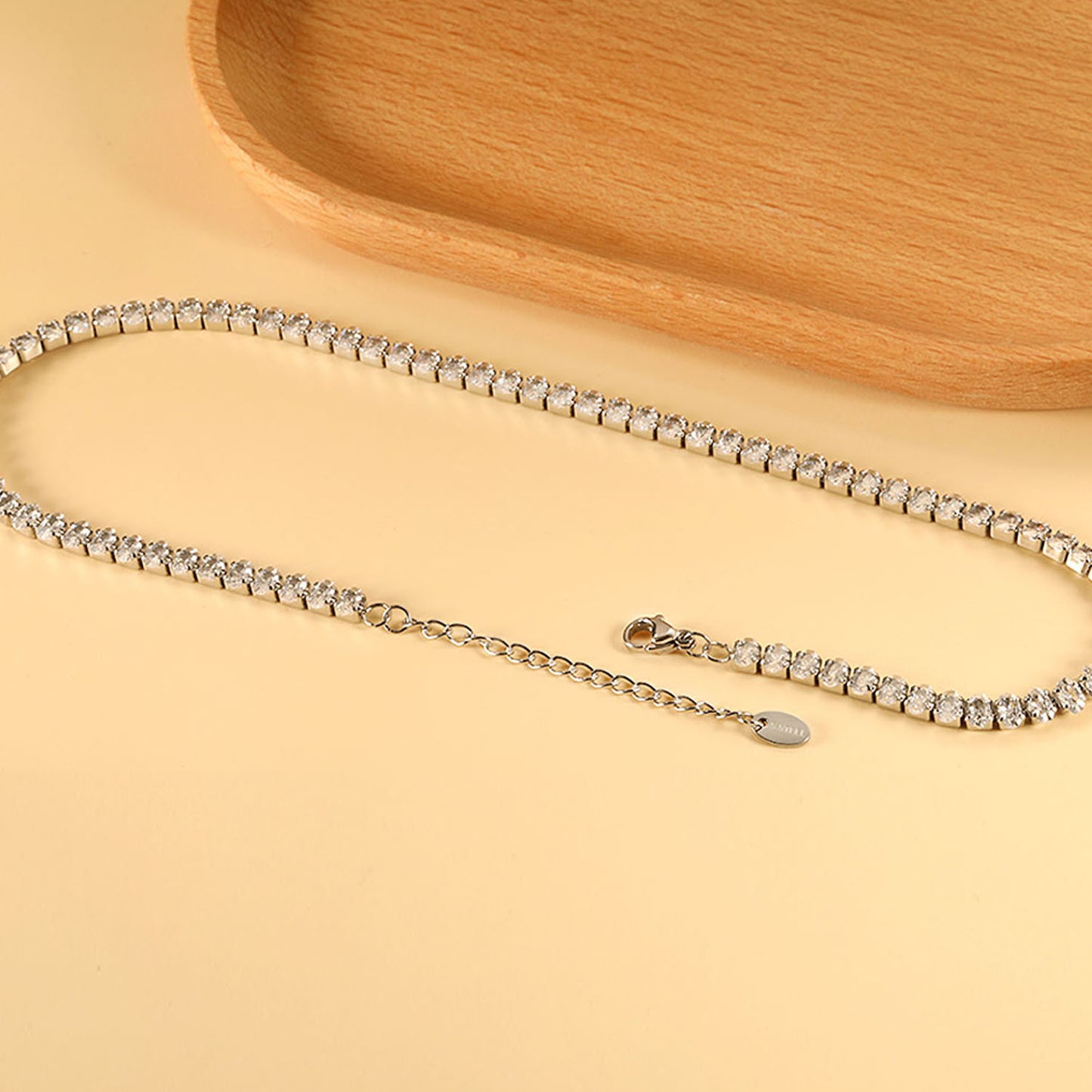 Icy Radiance Cascade Necklace