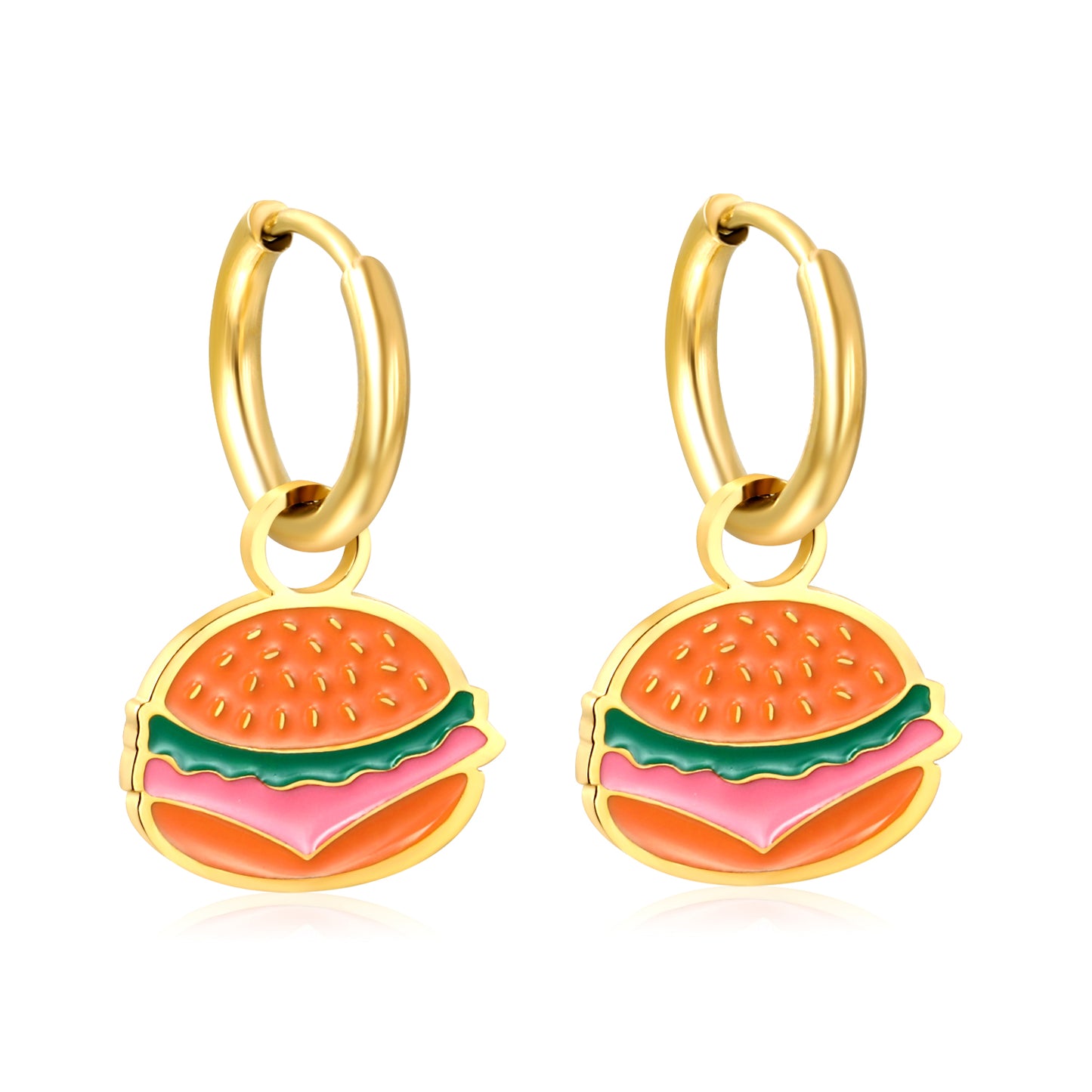 Burger Charms Earrings