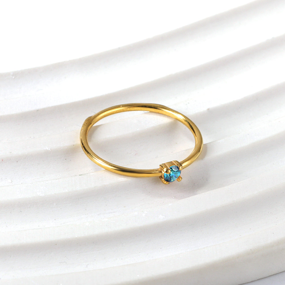 18K Gold Plated Premium Stainless Steel Finger Ring